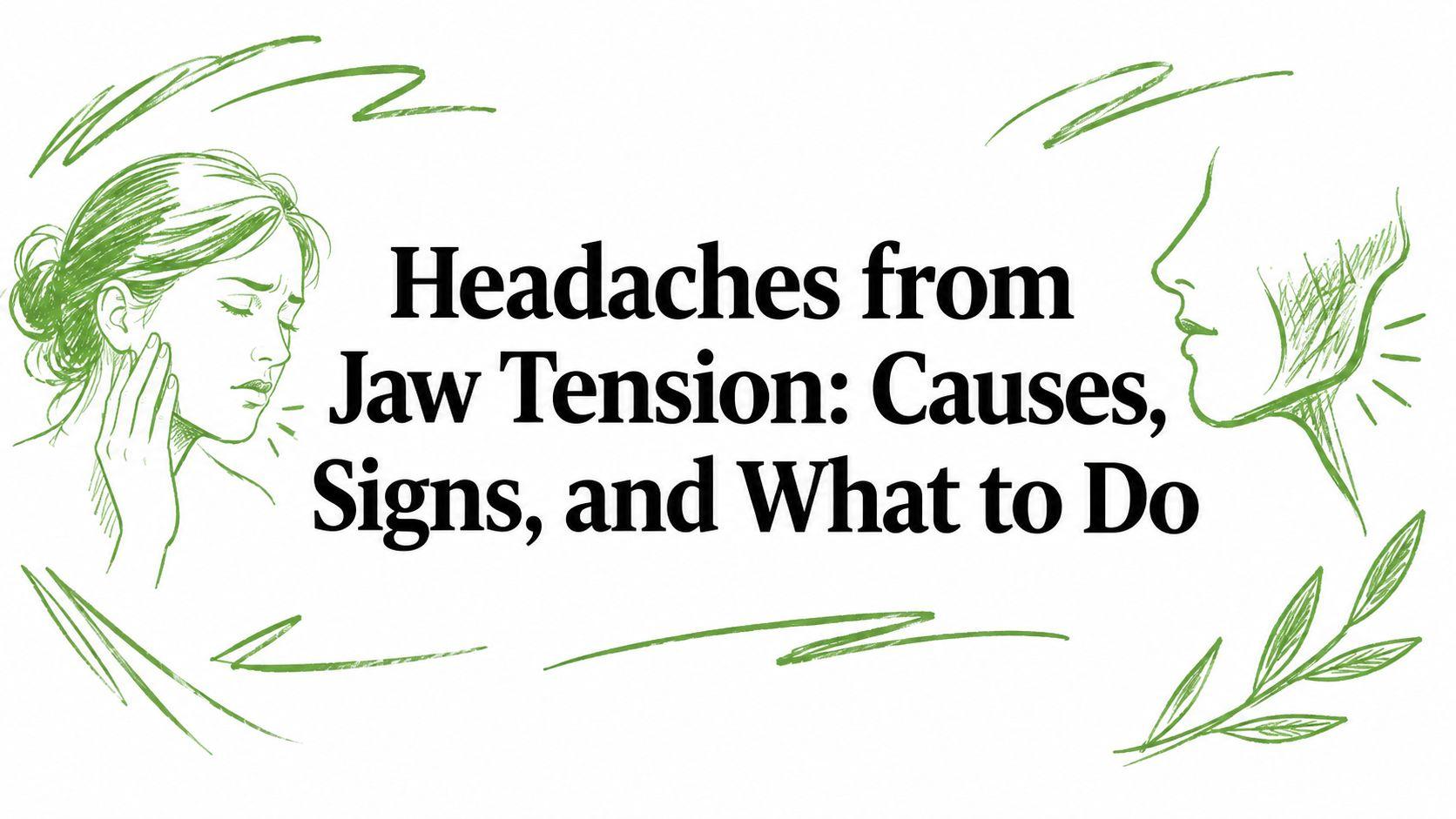 Headaches from Jaw Tension: Causes, Signs, and What to Do