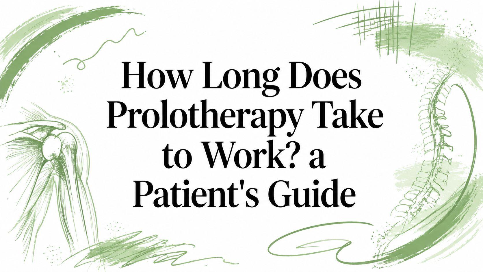 How Long Does Prolotherapy Take to Work? a Patient's Guide