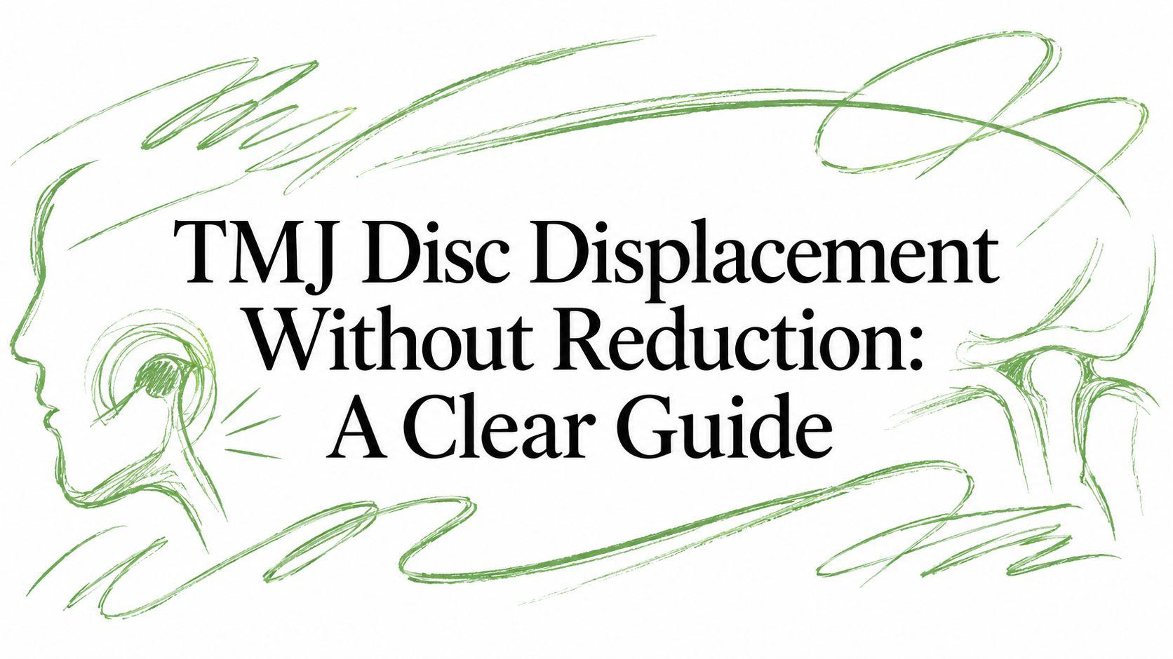 TMJ Disc Displacement Without Reduction: A Clear Guide