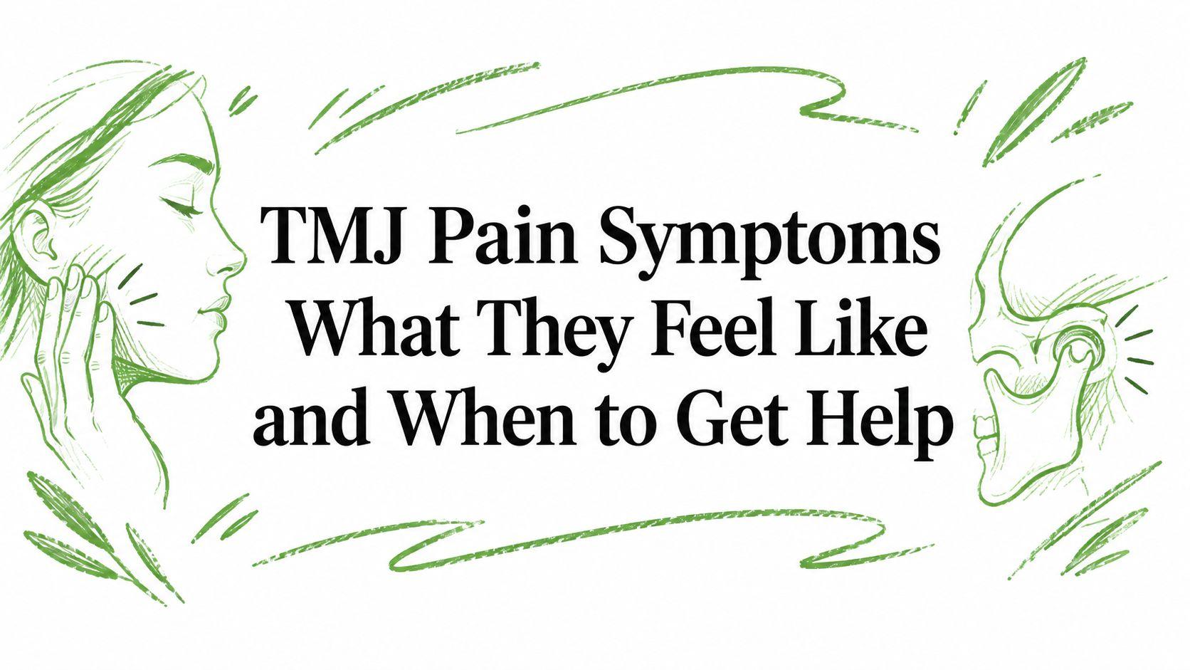 TMJ Pain Symptoms What They Feel Like and When to Get Help
