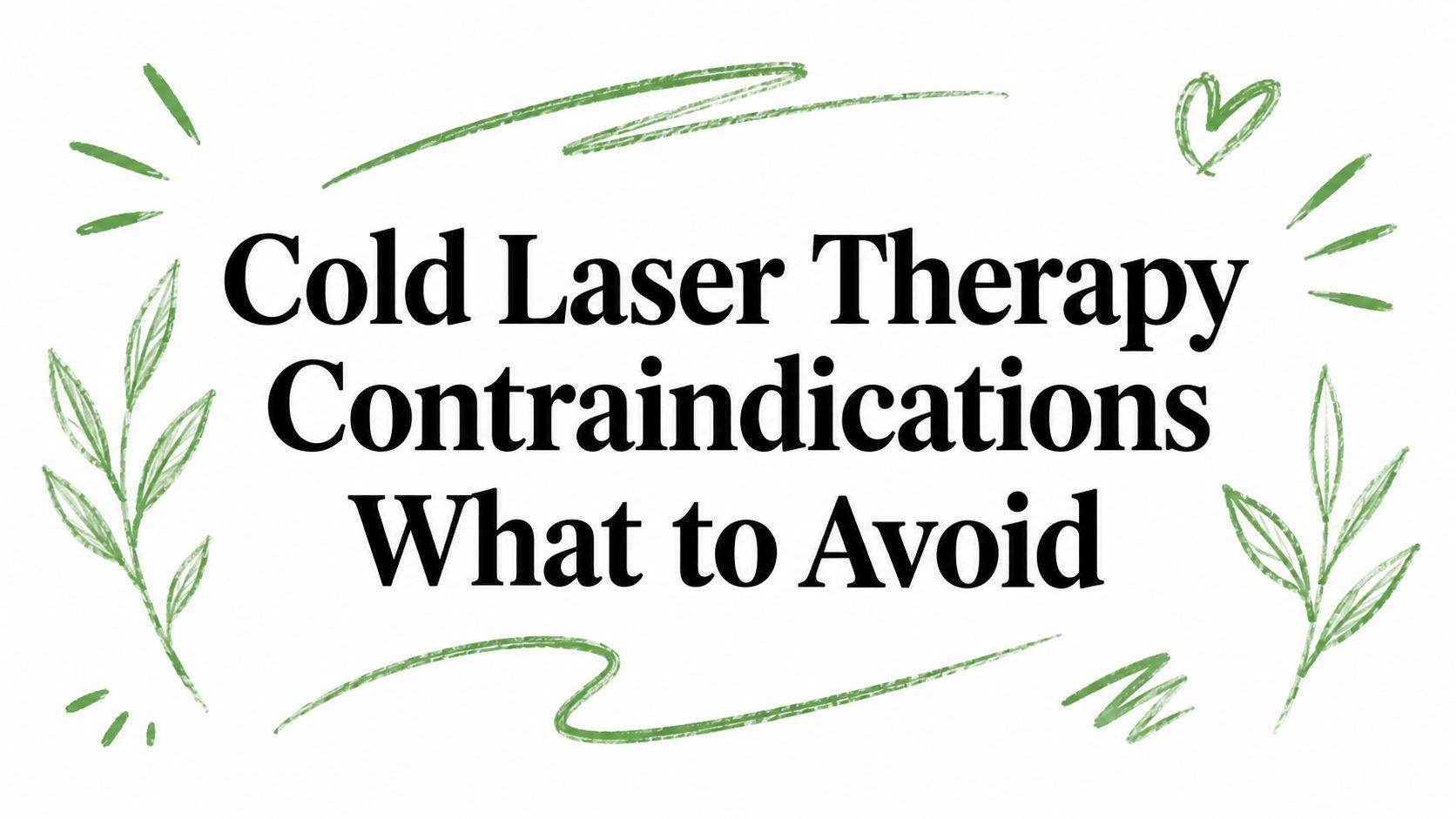 Cold Laser Therapy Contraindications What to Avoid