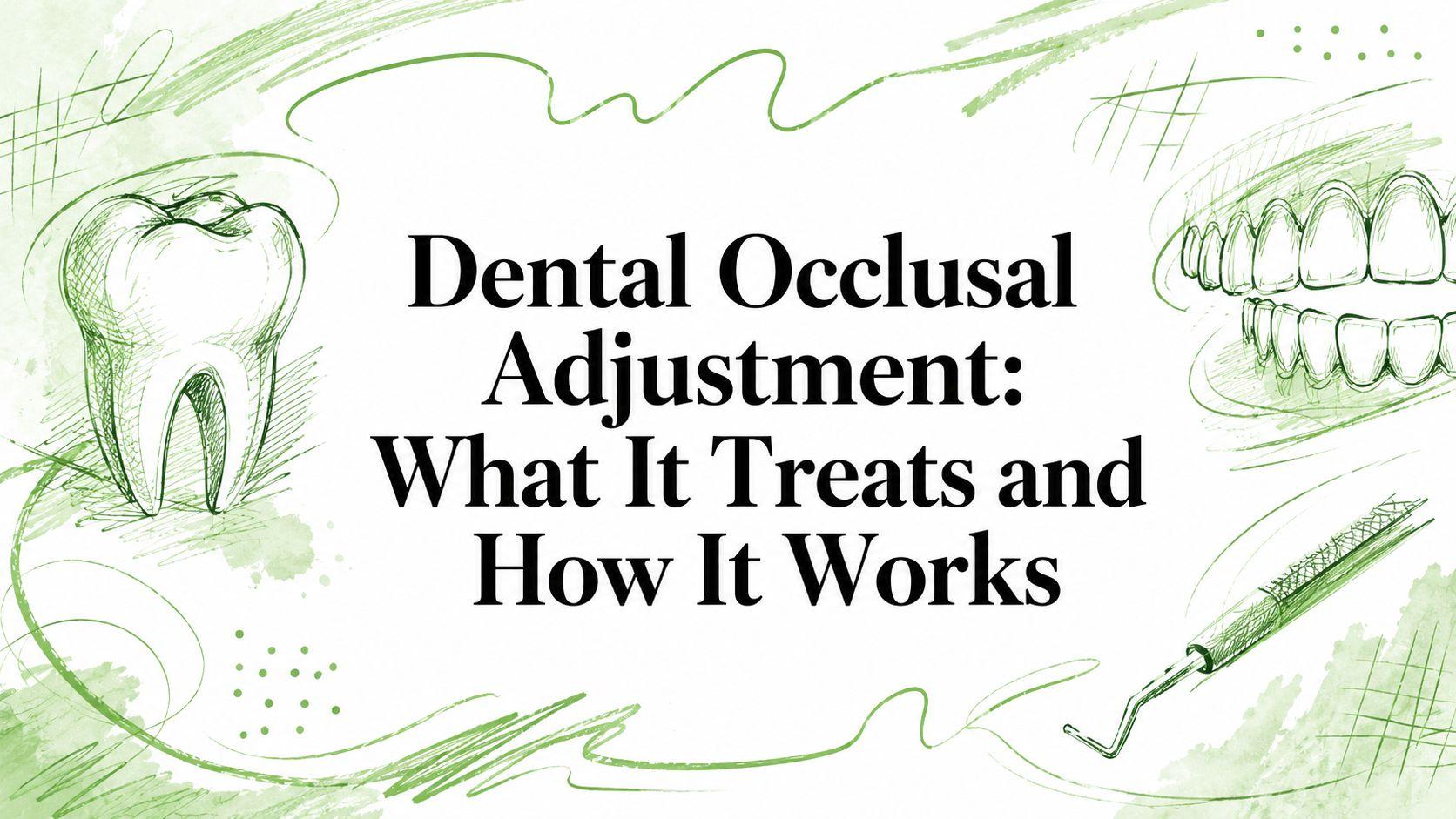 Dental Occlusal Adjustment: What It Treats and How It Works