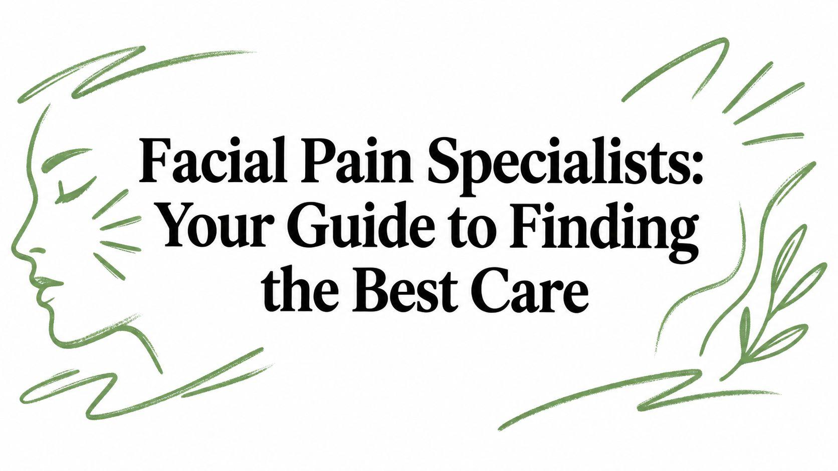 Facial Pain Specialists: Your Guide to Finding the Best Care