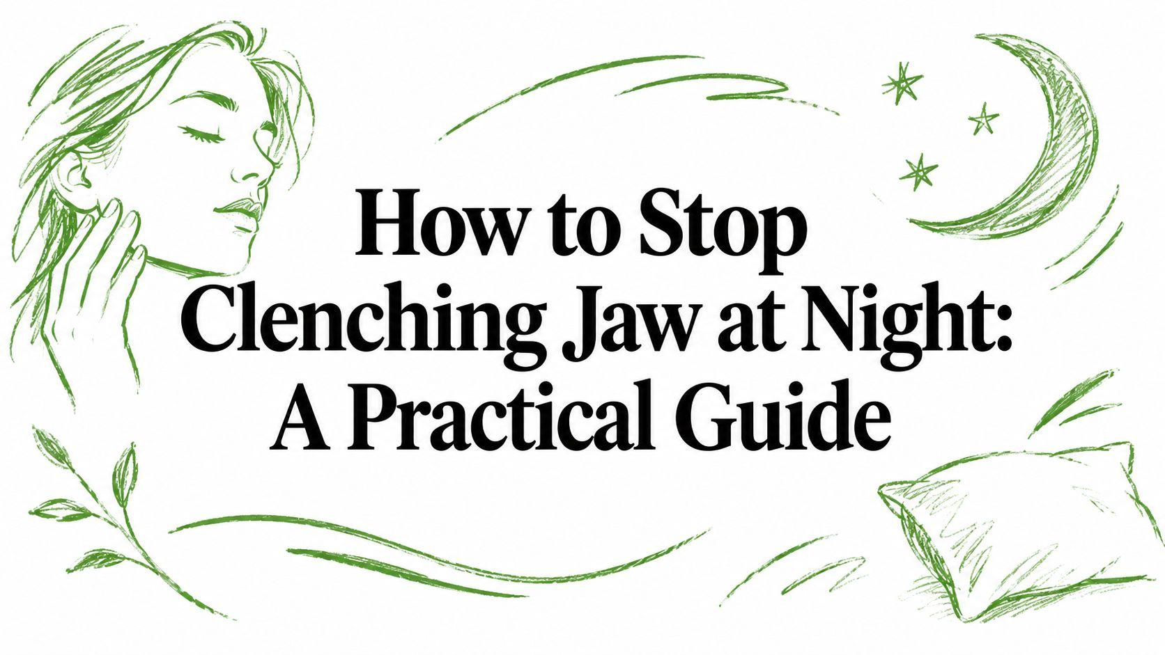How to Stop Clenching Jaw at Night: A Practical Guide