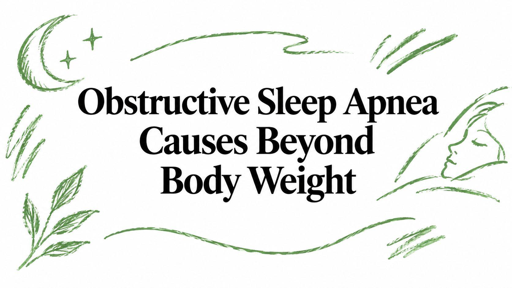 Obstructive Sleep Apnea Causes Beyond Body Weight