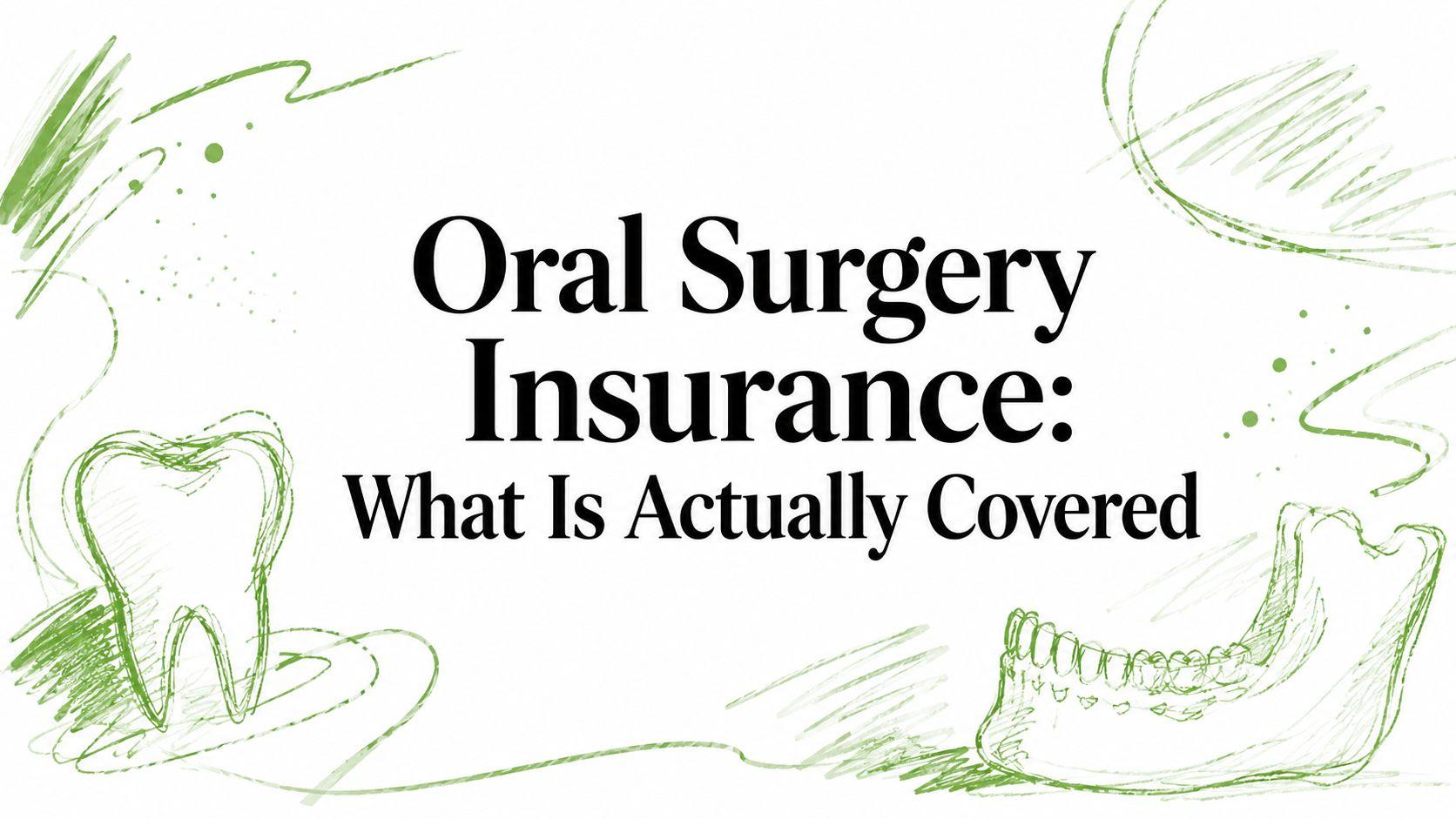 Oral Surgery Insurance: What Is Actually Covered