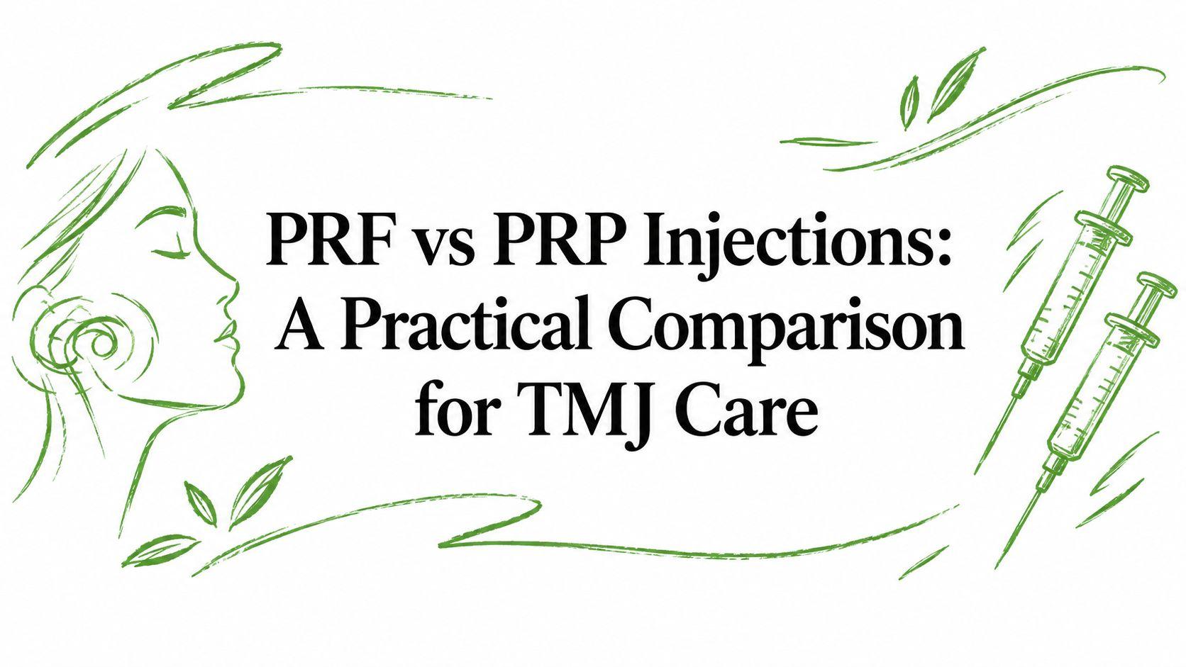 PRF vs PRP Injections: A Practical Comparison for TMJ Care