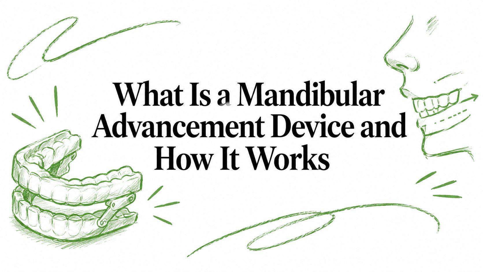 What Is a Mandibular Advancement Device and How It Works